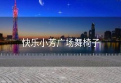 快乐小芳广场舞椅子