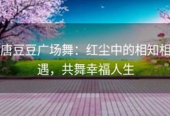 唐豆豆广场舞：红尘中的相知相遇，共舞幸福人生