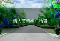 情人节幸福广场舞