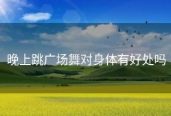 晚上跳广场舞对身体有好处吗