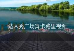 达人秀广场舞卡路里视频