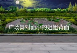 广场舞对面小的姐姐背面