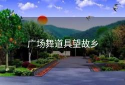 广场舞道具望故乡