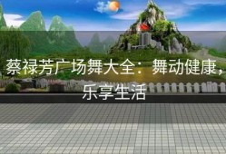 蔡禄芳广场舞大全：舞动健康，乐享生活