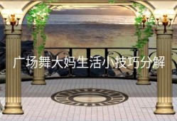 广场舞大妈生活小技巧分解