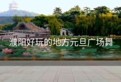 濮阳好玩的地方元旦广场舞