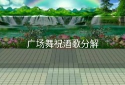 广场舞祝酒歌分解