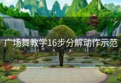 广场舞教学16步分解动作示范