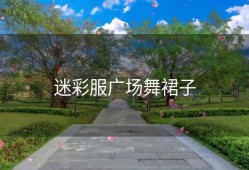 迷彩服广场舞裙子