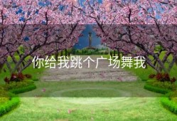 你给我跳个广场舞我