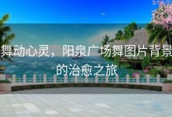 舞动心灵，阳泉广场舞图片背景的治愈之旅