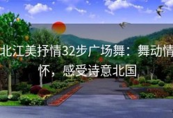 北江美抒情32步广场舞：舞动情怀，感受诗意北国