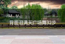 背面泪满天广场舞32步