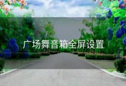 广场舞音箱全屏设置