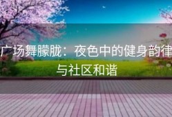 广场舞朦胧：夜色中的健身韵律与社区和谐