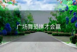 广场舞爰拼才会赢