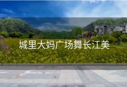 城里大妈广场舞长江美