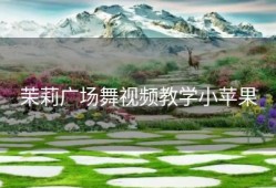 茉莉广场舞视频教学小苹果