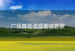 广场舞是谁唱着这首歌