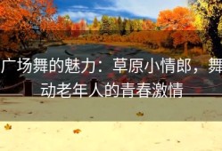 广场舞的魅力：草原小情郎，舞动老年人的青春激情