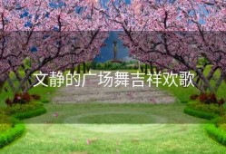 文静的广场舞吉祥欢歌