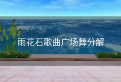 雨花石歌曲广场舞分解
