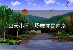 白天小区广场舞扰民南京