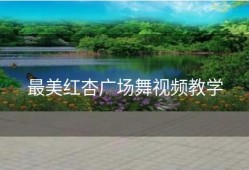 最美红杏广场舞视频教学