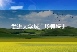 武进大学城广场舞培训