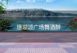 珊瑚颂广场舞酒醉