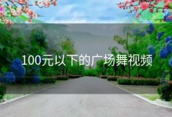 100元以下的广场舞视频