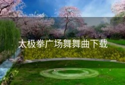 太极拳广场舞舞曲下载