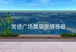 常德广场舞草原情哥哥