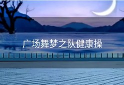 广场舞梦之队健康操