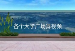 各个大学广场舞视频