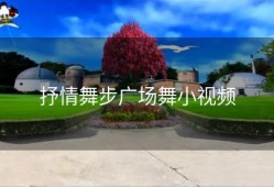 抒情舞步广场舞小视频