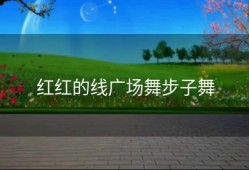 红红的线广场舞步子舞