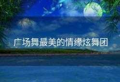 广场舞最美的情缘炫舞团