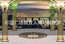 印度广场舞双人舞对跳教学