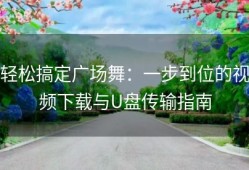 轻松搞定广场舞：一步到位的视频下载与U盘传输指南
