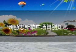 dj励志新歌广场舞别知己