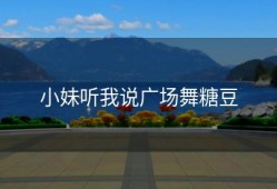 小妹听我说广场舞糖豆
