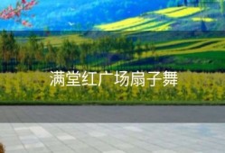 满堂红广场扇子舞