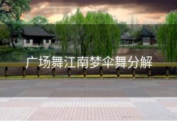 广场舞江南梦伞舞分解