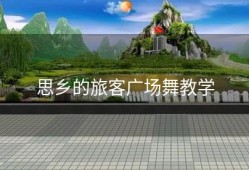 思乡的旅客广场舞教学