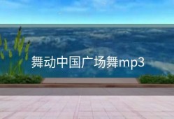 舞动中国广场舞mp3