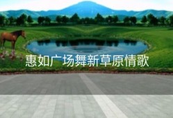 惠如广场舞新草原情歌
