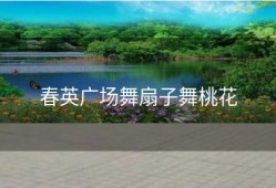 春英广场舞扇子舞桃花