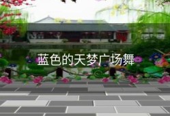 蓝色的天梦广场舞