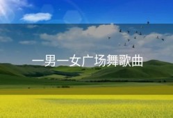 一男一女广场舞歌曲